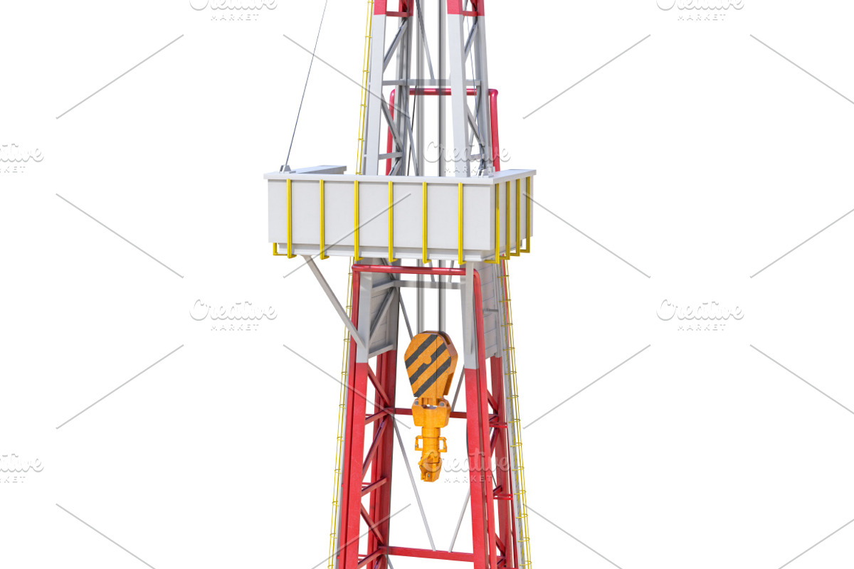 Land rig platform set, an Object Graphic by ARTYuSTUDIO