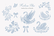 Vintage Floral Bundle, an Object Illustration by studioequinox (Thumbnail 29 of 65)