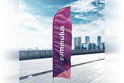 Quill Feather Bow Sail Flag MockUp, an Advertising Mockup by coloformia (Thumbnail 4 of 15)