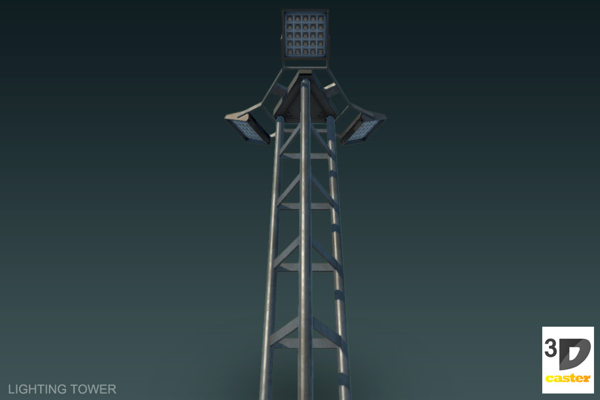 Lighting Tower, an Object 3D Model by 3DCaster (Photo 5 of 6)