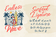 Surfoul, a Handwritten Font by Burntilldead (Thumbnail 8 of 9)