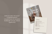 Hormone Instagram Posts Canva, a Templates & Theme by Naturopath Hub (Thumbnail 2 of 9)