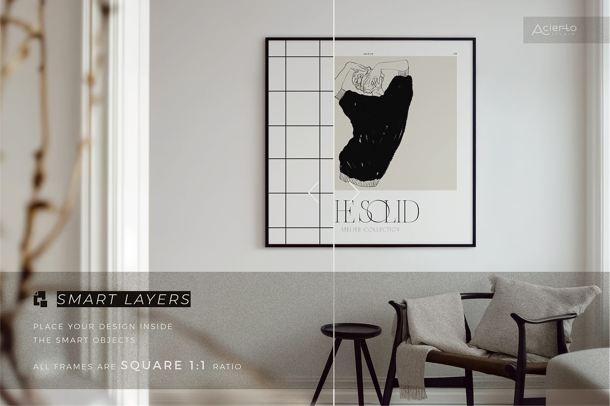 LARS Square | Frame Mockup Set, a Product Mockup by Acierto Studio (Photo 3 of 9)