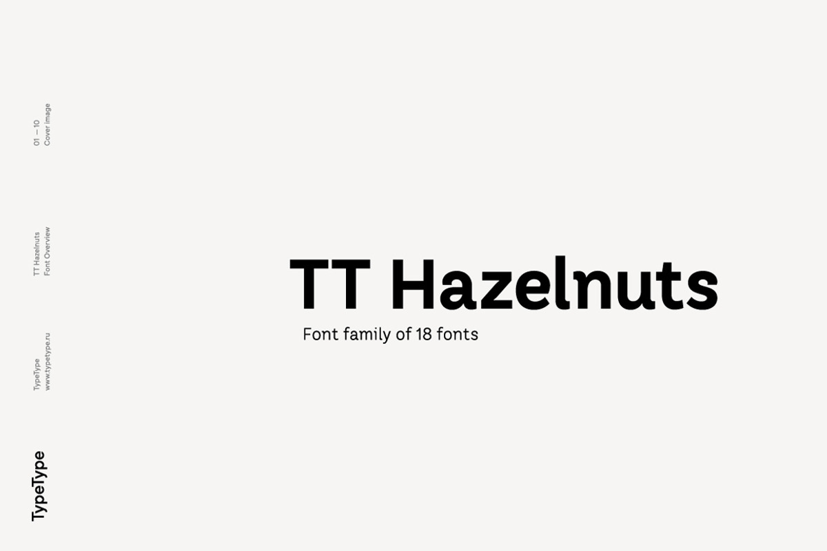 TT Hazelnuts, a Sans Serif Font by TypeType (Photo 1 of 11)