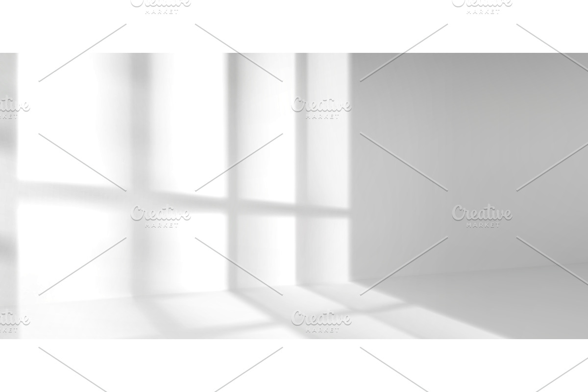 White empty room interior with, an Object Illustration by art PVP - market