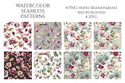 Watercolor Violet History Floral, an Object Illustration by Evgeniia (Thumbnail 6 of 9)