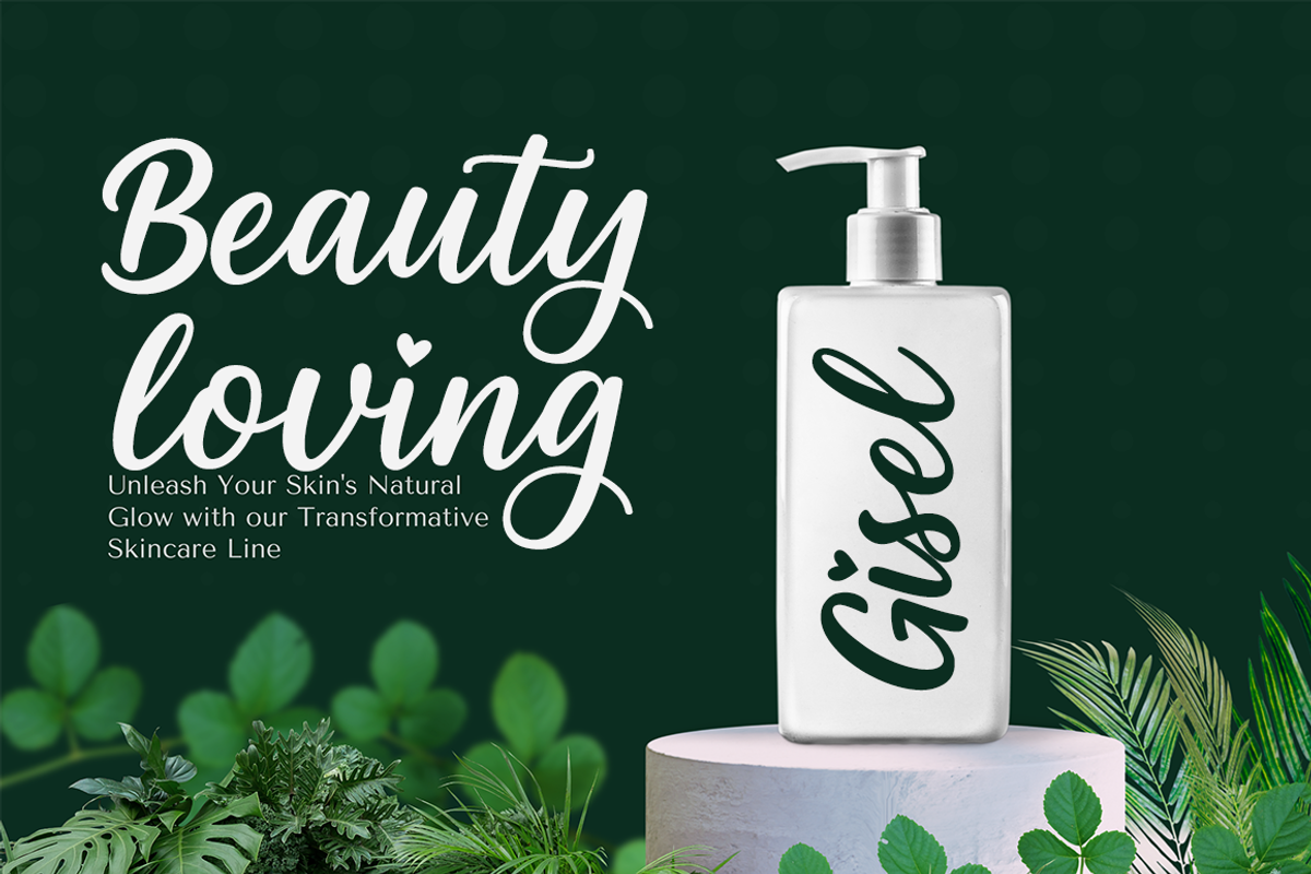 Bilgia Modern Calligraphy Font, a Script Font by cocodesign (Photo 3 of 6)