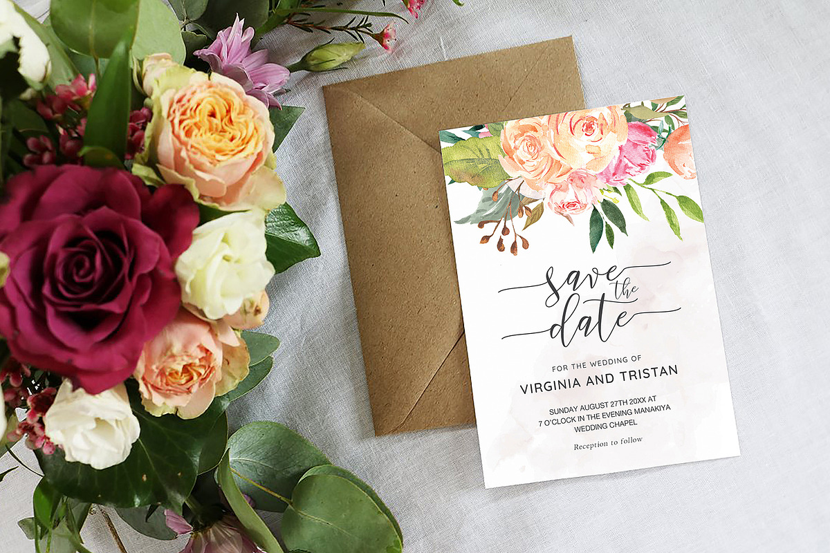 Save the Date Template, an Invitation Template by ShineOnWedding (Photo 7 of 13)