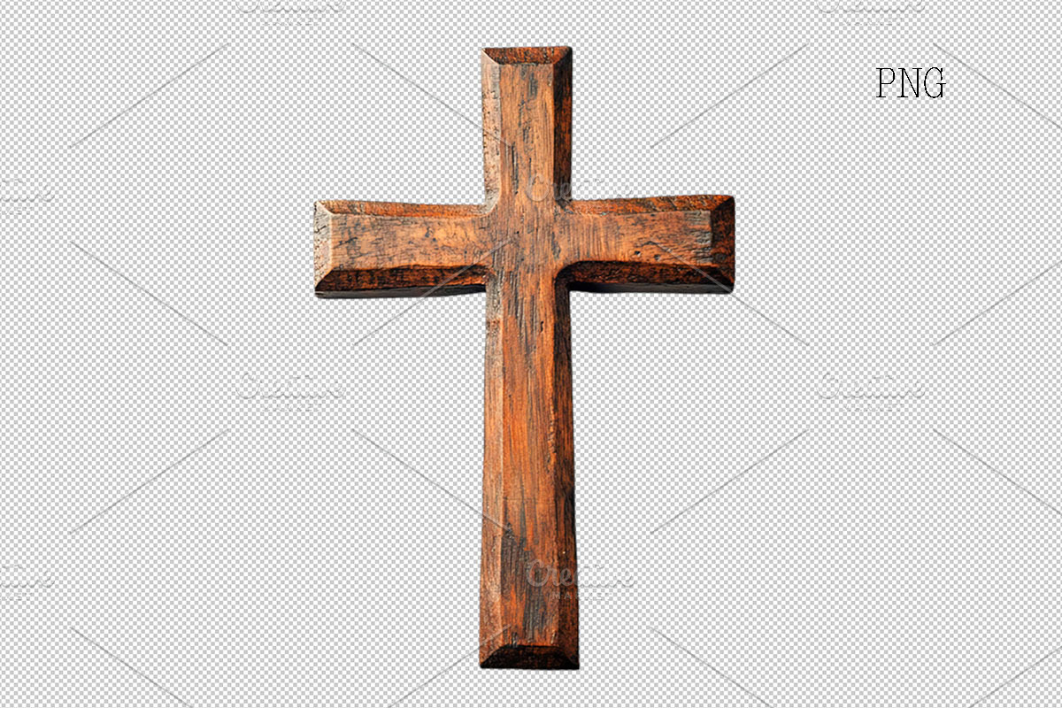 Wooden Cross PNG, an Object Graphic by VetalStock (Photo 2 of 8)