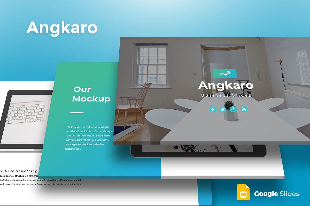 Angkaro - Google Slides Template, a Presentation Template by AQR Studio
