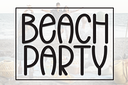 Beach Party | Script Font, a Script Font by Scratchones (Thumbnail 1 of 8)