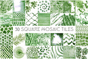 Tropical Mood Mosaic, a Texture Graphic by Cat In Colour (Thumbnail 3 of 7)