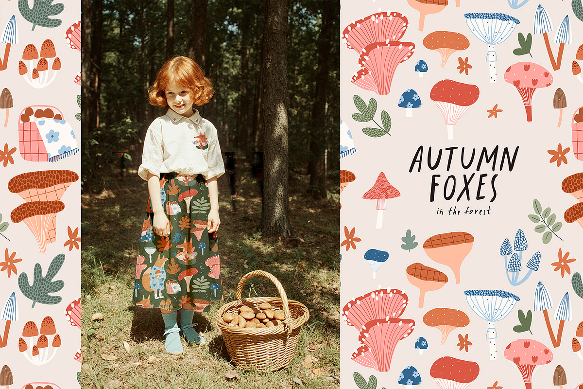 Autumn Foxes - Fall Forest clipart, an Animal Illustration by avdnadi (Photo 8 of 11)