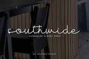 Southwide Elegant Script Font, a Script Font by Artiveko (Thumbnail 1 of 6)