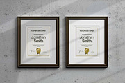 Letter Certificate Partout Mockup, an Advertising Mockup by Se٧enStudio (Thumbnail 3 of 9)