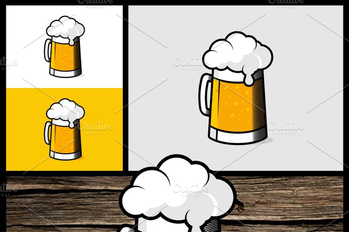 Beer Mug, an Object Graphic by gabicotza