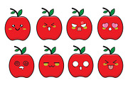 Apple Cute Icon Design, an Emoji Icon by Puteradesign (Thumbnail 2 of 3)