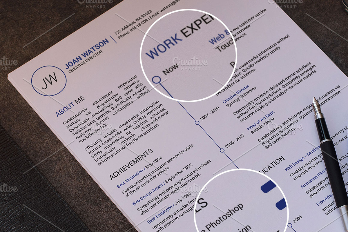 Creative Resume + Cover Letter, a Resume Template by Made by Mancie (Photo 2 of 5)