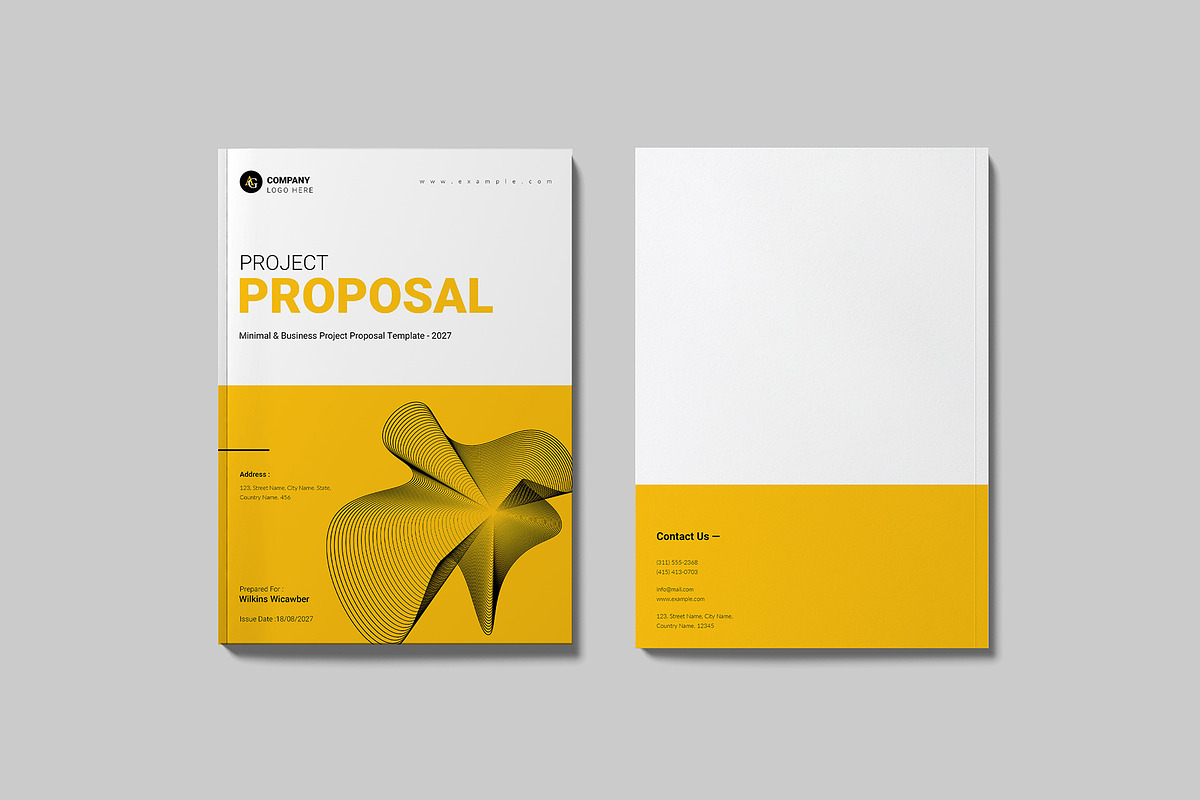 Project Proposal Template, a Brochure Template by GoldenGrid Studio (Photo 9 of 10)