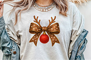 Christmas Coquette Bows PNG, an Illustration by Sublimation Artist (Thumbnail 4 of 9)