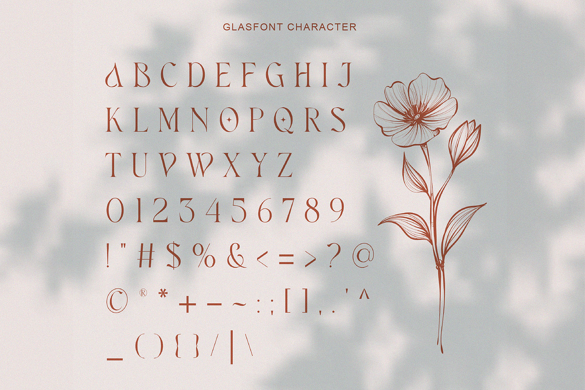 Glasfont, a Serif Font by Muflieart (Photo 7 of 7)