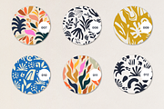 Organic shapes set seamless patterns, a Pattern Graphic by Getalo Viktoriia (Thumbnail 7 of 10)