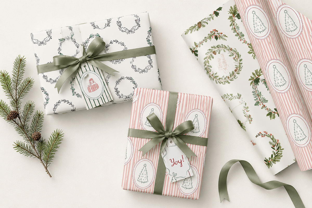 Christmas Frames and Posters, a Seasonal Illustration by Anna Studio (Photo 2 of 11)