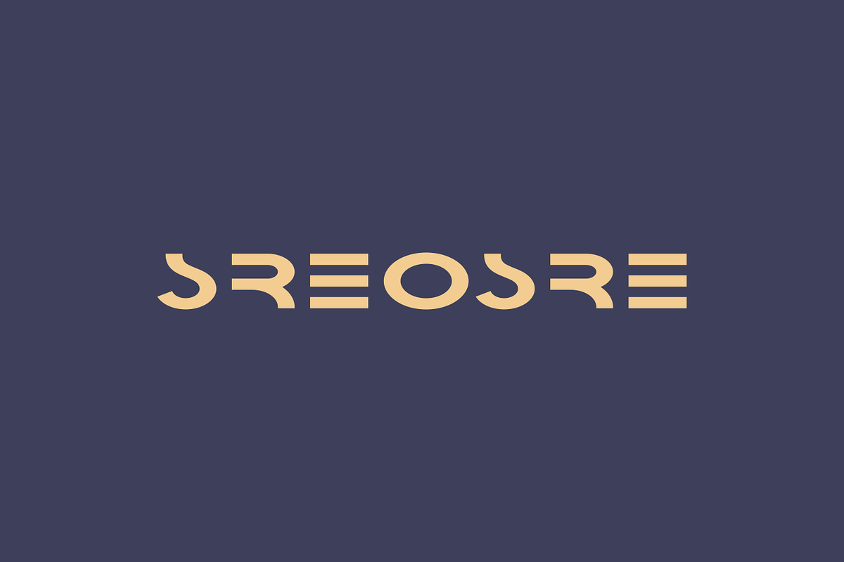 Srospo - Modern Futuristic Typeface, a Sans Serif Font by Letterna (Photo 4 of 4)