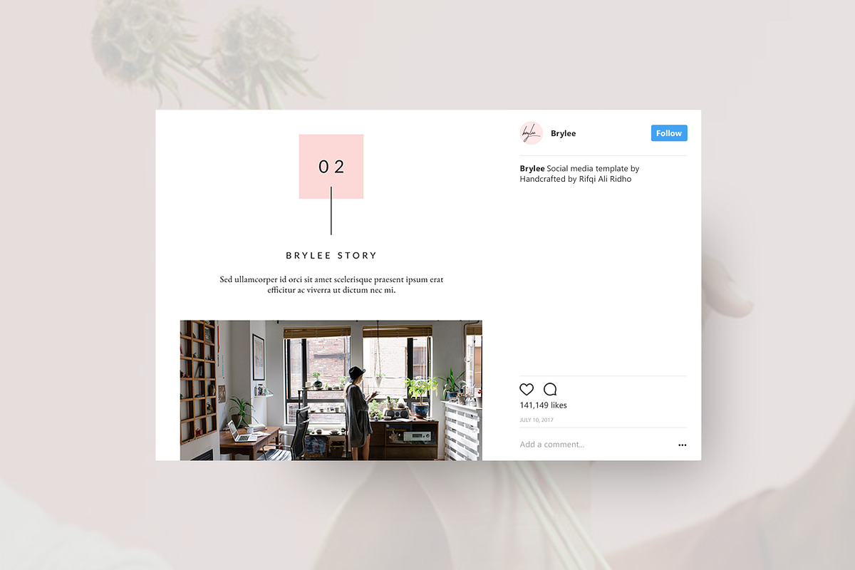 Brylee Social Media Pack, a Social Media Template by Loc Tropis (Photo 5 of 7)
