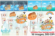 Noah's Ark Clipart, a Person Illustration by Lime & Kiwi Designs (Thumbnail 2 of 2)