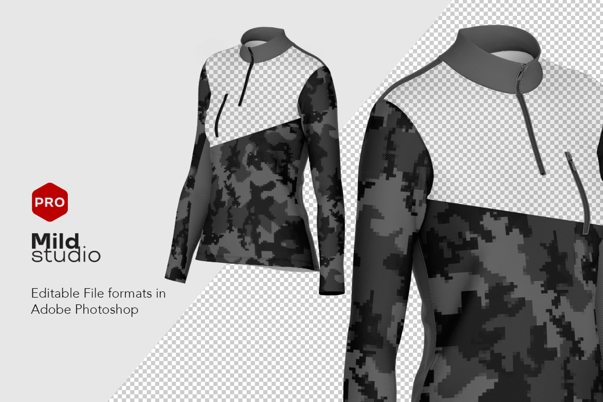 Women's Polar Jacket Mockup, a Hoody Mockup by Mildstudio (Photo 2 of 6)