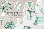 Watercolor Self-Care Clip Art, a Graphic by Asha Glenn Design Studio (Thumbnail 1 of 5)