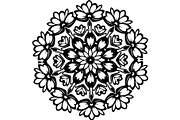 Elegant Floral Mandala Ornament, an Object Graphic by Creativeshirt (Thumbnail 2 of 12)
