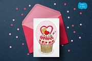 Cupcake. Hand Drawn Creator Kit, a Decorative Illustration by DeepFuze (Thumbnail 5 of 6)