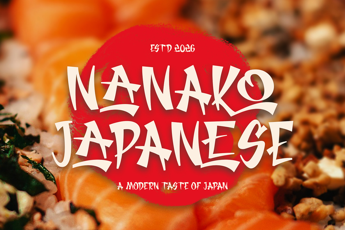 Nikotsu - Japanese Display Font, a Handwritten Font by Flawless And Co (Photo 2 of 10)