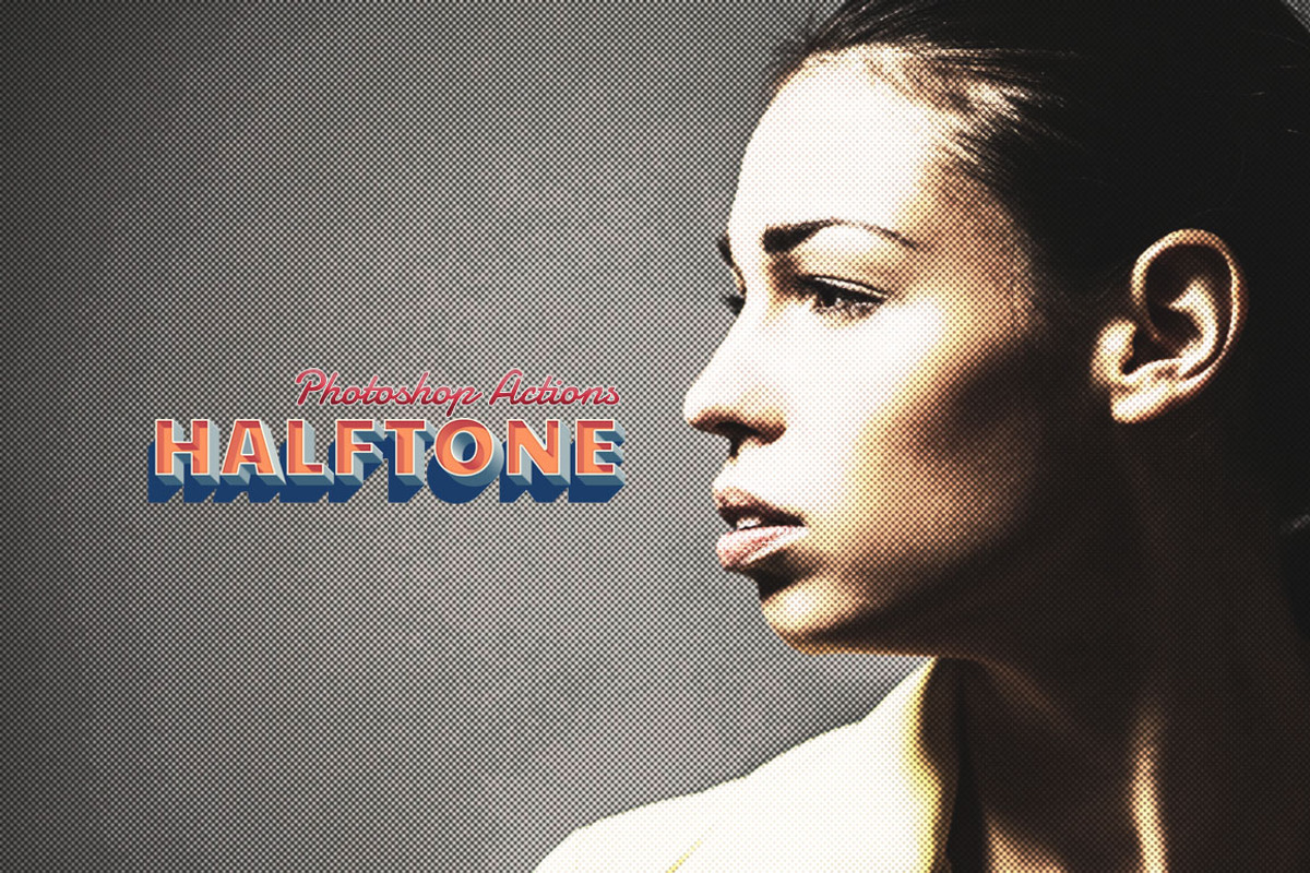 Halftone Effect Photoshop Action