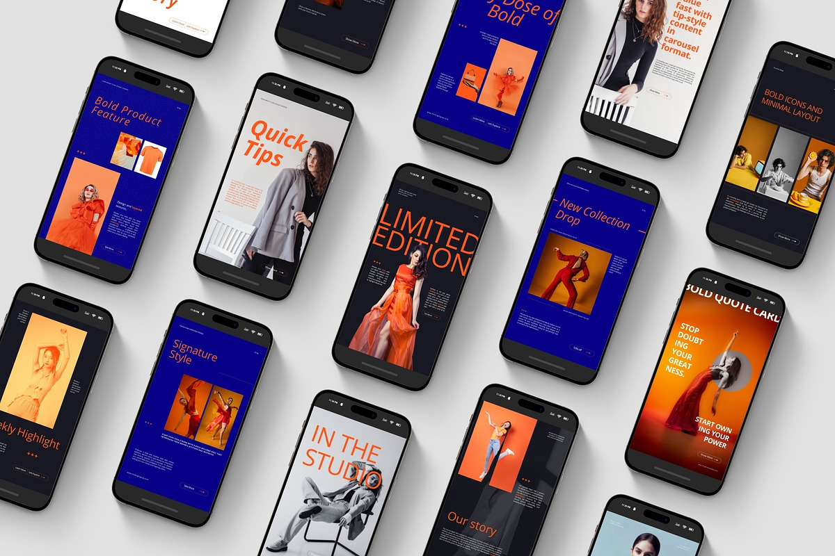 50 Animated Instagram Stories Canva, a Social Media Template by TheBrightGrap (Photo 6 of 10)