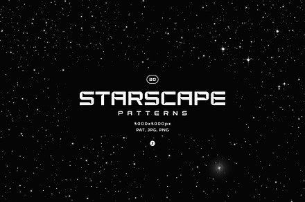 Starscape Patterns, a Pattern Graphic by Freezerondigital