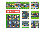 Traffic Transportation set, a Transportation Illustration by AlexZeL (Thumbnail 1 of 3)