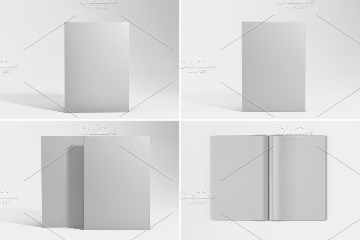 Softcover Book Mockup - A4, a Books & Magazine Mockup by Illusiongraphic (Photo 21 of 22)