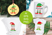 Festive Elf SVG Bundle - Elf Hat, a Seasonal Illustration by Lapeticrafter (Thumbnail 4 of 4)