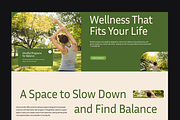 Figma Wellness Landing Page, a Landing Page Template by Musara (Thumbnail 3 of 6)