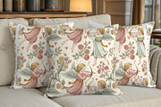 Angels and Vintage Flowers., a Pattern Graphic by Designs by Helen Trupak (Thumbnail 6 of 14)