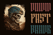 Salamon Kane Blackletter Display, a Blackletter Font by IHDSTD (Thumbnail 5 of 7)