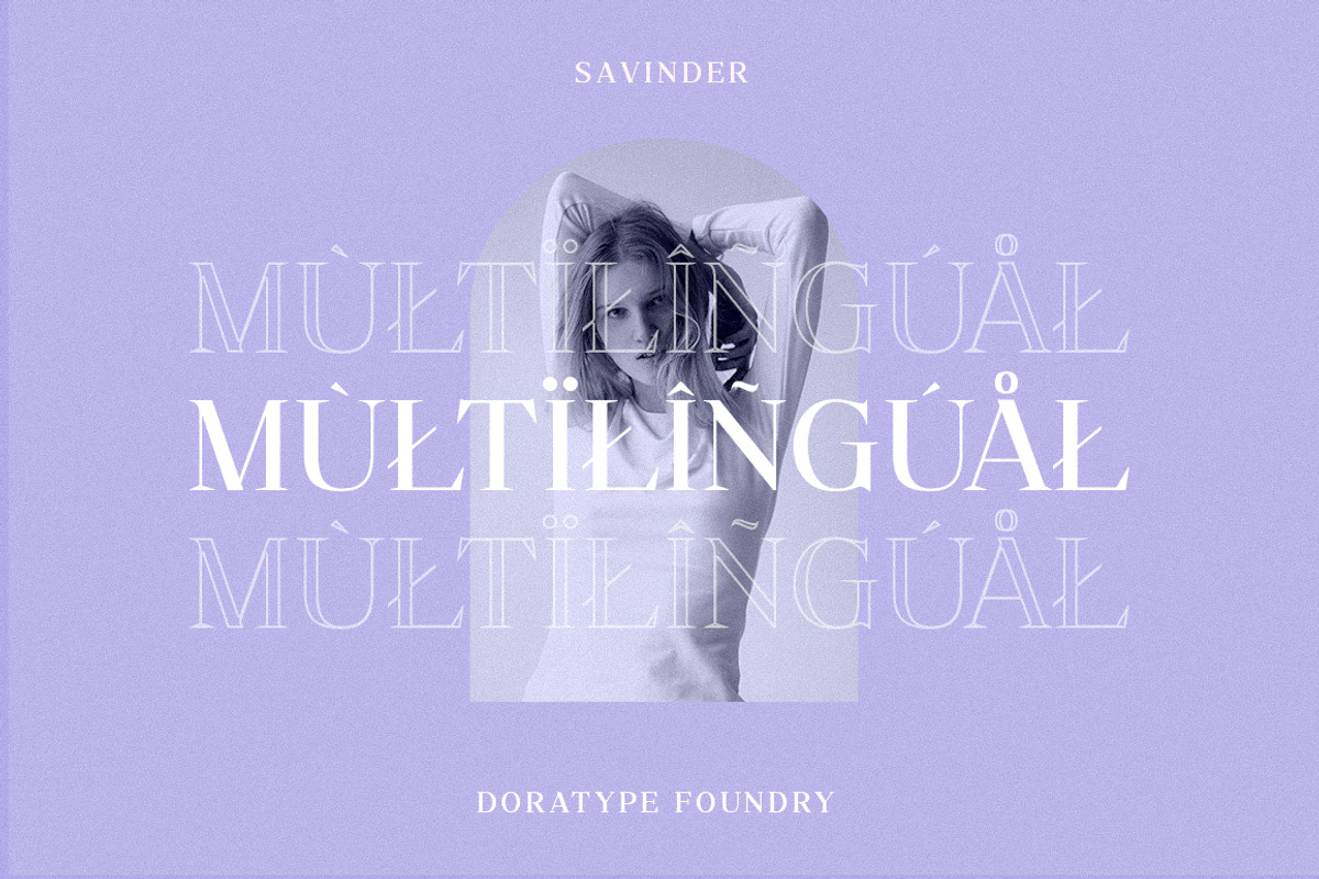 Savinder, a Serif Font by Dora Typefoundry (Photo 13 of 13)