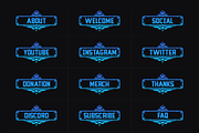 Hunter - Apex | 18 Twitch Panels, a Social Media Template by SageDsgn (Thumbnail 3 of 6)