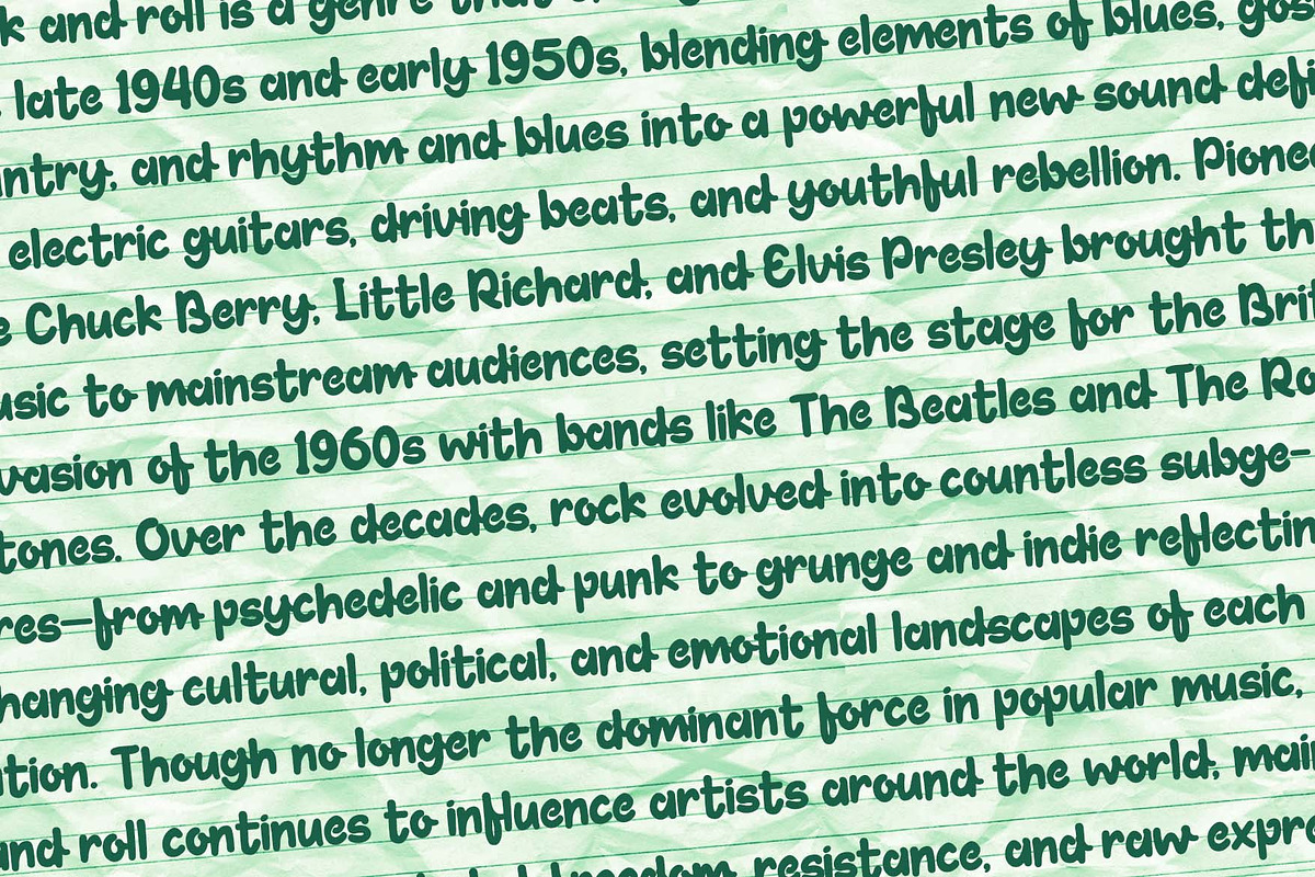 Milday a Handwritten Font, a Handwritten Font by Rasiorise Studio (Photo 4 of 12)