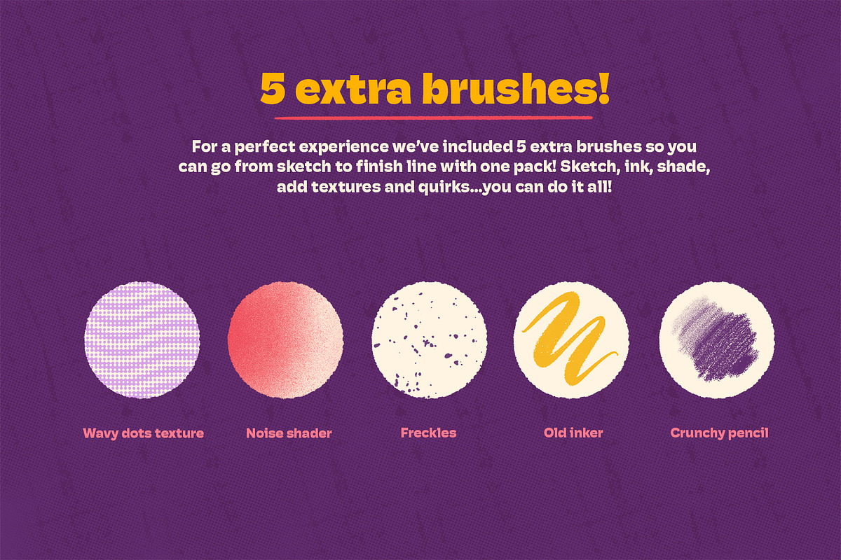 Dirty Halftones Photoshop Brush Set, a Brush Add-On by Shoutbam (Photo 11 of 11)