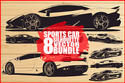 Car Silhouette Vector Art bundle, an Illustration by yasushie (Thumbnail 1 of 9)