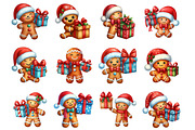 Gingerbread Man Christmas Cookie, an Illustration by Design Market (Thumbnail 2 of 4)